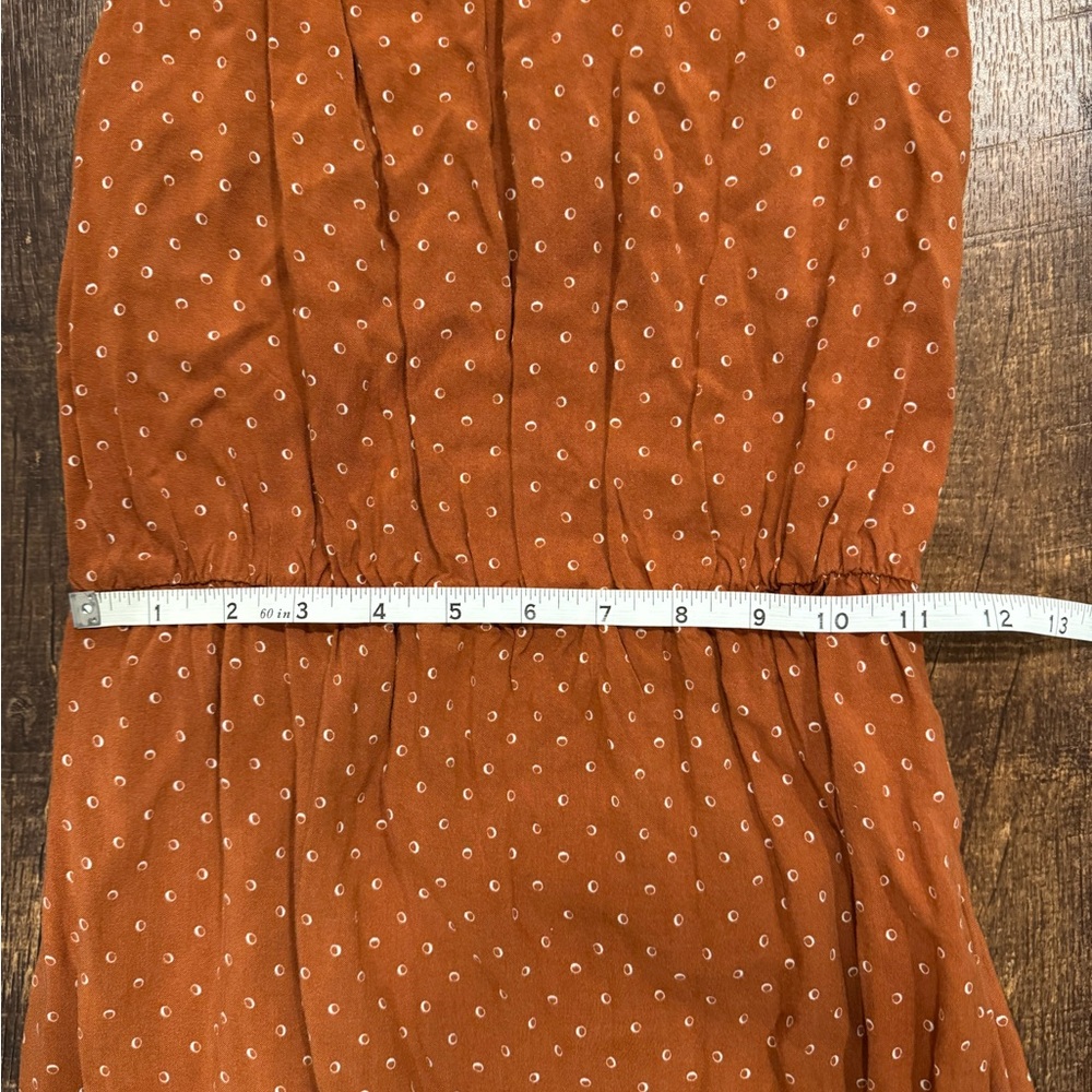 Apt. 9 Terracotta Polka Dot Dress - Picture 5 of 7